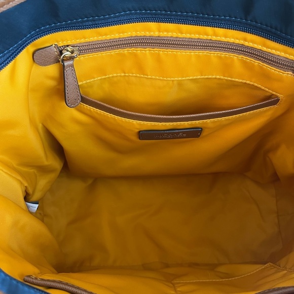 Michael Kors Kempton Navy Blue Nylon Tote Bag with Pockets - Picture 12 of 14